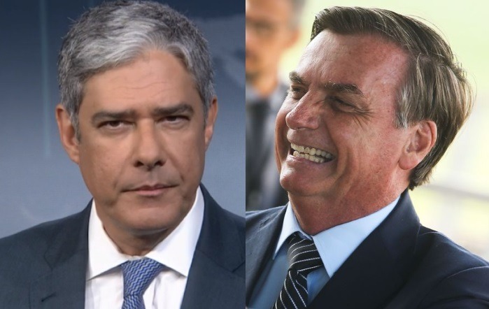 Brasileiros confiam mais em Bolsonaro do que em William Bonner, diz pesquisa
