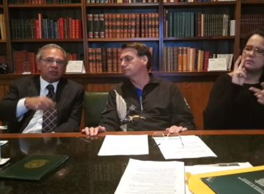 ‘Eu acho que já peguei’, diz Bolsonaro sobre Covid-19