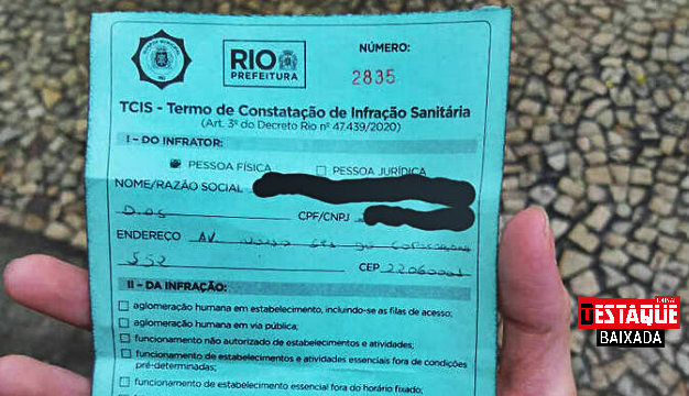 Guarda do Rio multa morador de rua por não usar máscara