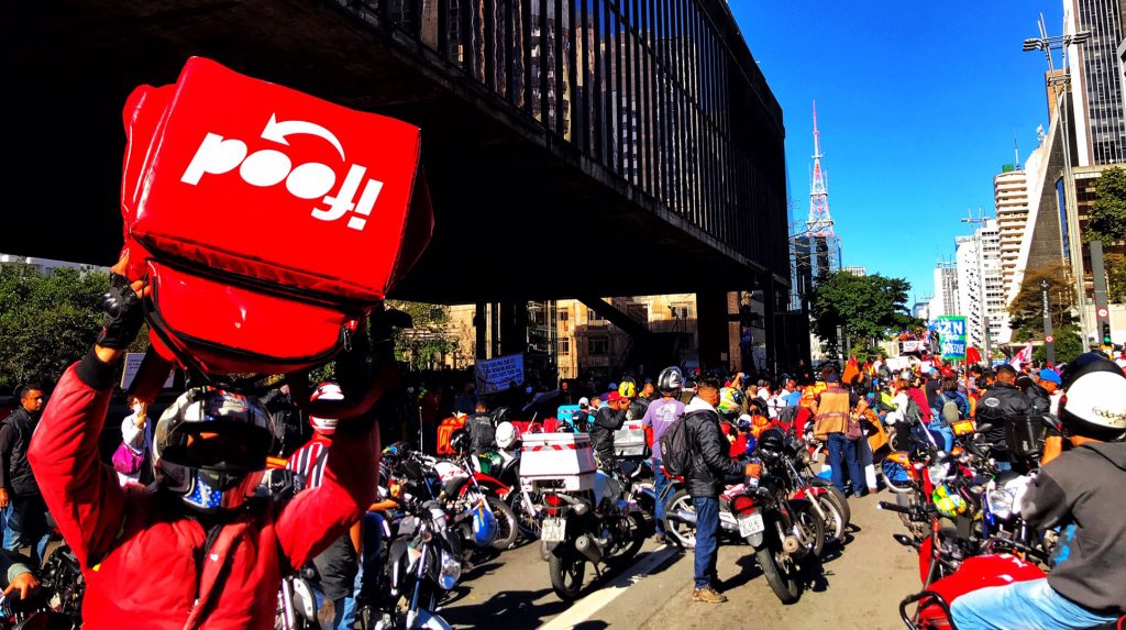 Entregadores de apps fazem nova paralisação neste sábado