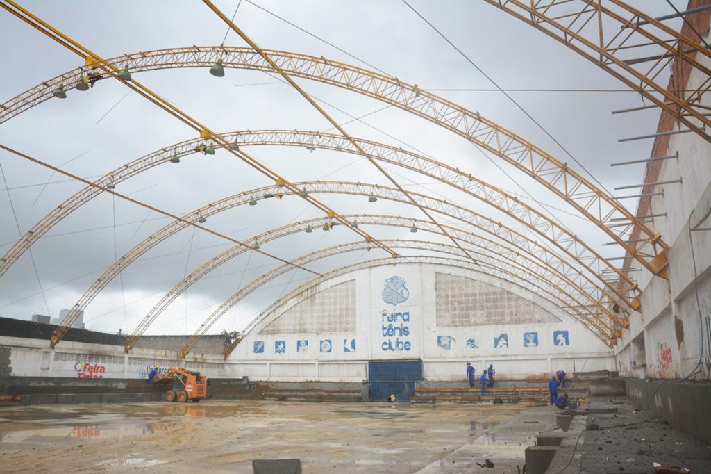 Obras no antigo Feira Tênis Clube devem ser concluídas até outubro