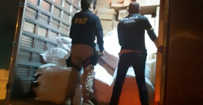 Polícia apreende produtos avaliados em quase R$ 1 milhão em Feira de Santana
