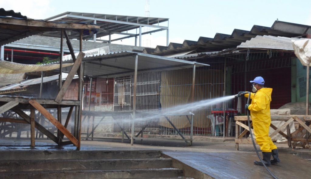 Força-tarefa combate coronavírus no Centro de Abastecimento