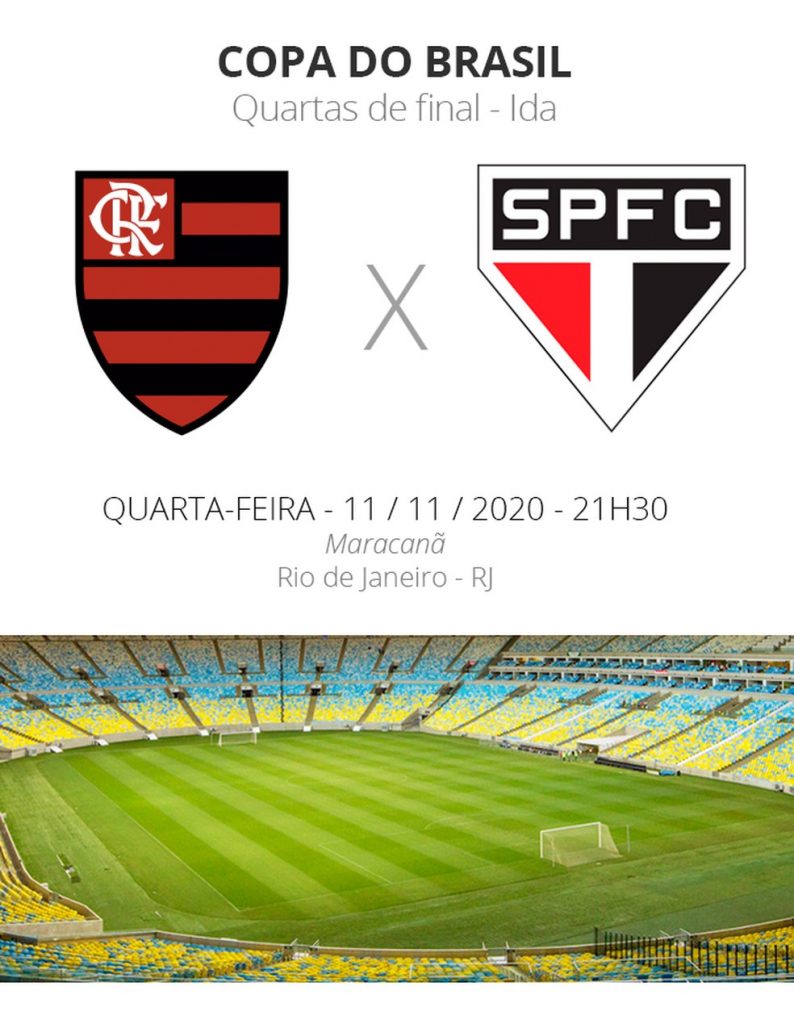 Flamengo x São Paulo: veja onde assistir, escalações, desfalques e arbitragem