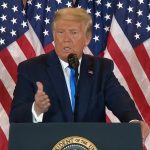 Trump diz que ganhou eleição e que vai à Suprema Corte para parar contagem de votos