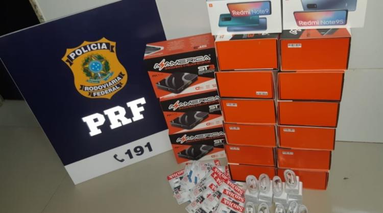 Equipamentos eletrônicos são apreendidos em ônibus interestadual na Bahia