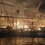 Incêndio atinge embarcação histórica no rio São Francisco; prefeitura suspeita que fogo teve origem criminosa