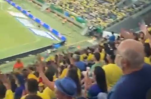 Após hino nacional, torcida brasileira grita contra Lula na Arena em jogo do Brasil: “seu lugar é na prisão”; VEJA VÍDEO