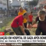 Vídeo: Equipe da CNN mostra como está a situação do Hospital Al-Ahli