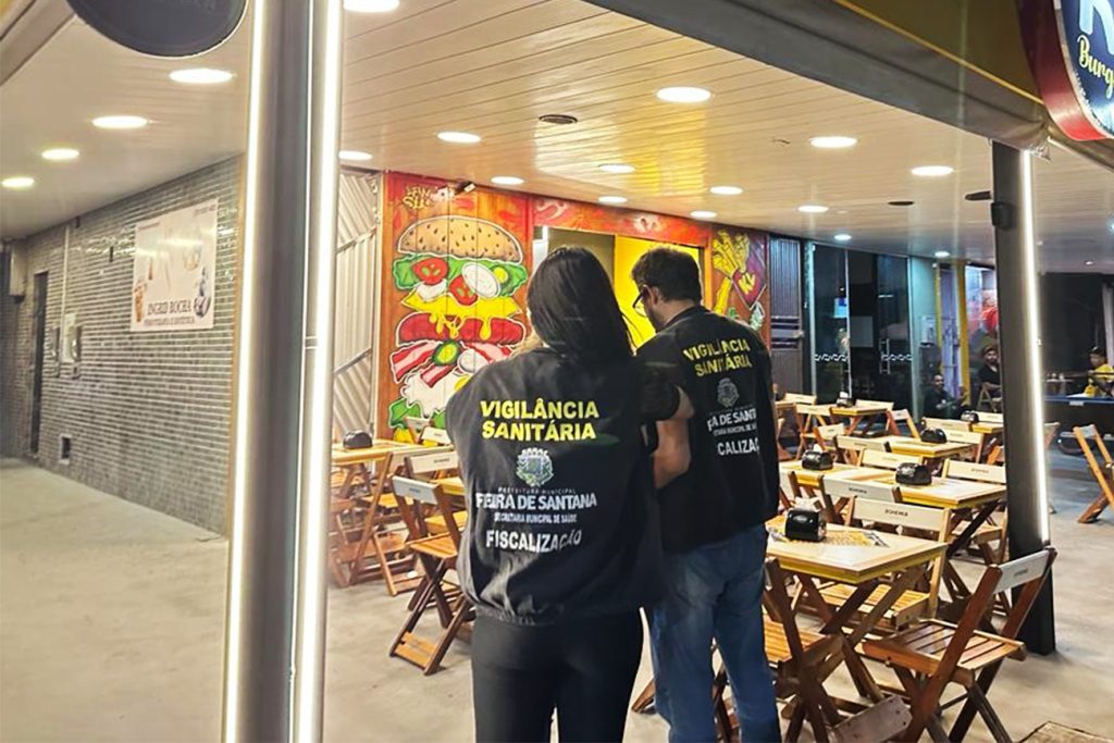 Vigilância Sanitária realiza fiscalização em bares, restaurantes e lanchonetes