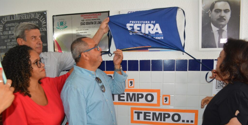 Totalmente reformado e ampliado, CMEI João Serafim de Lima foi reinaugurado nesta 2ª