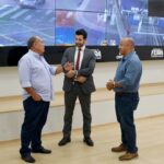 Coordenador da Polícia Civil visita o CCO para tratar sobre instalação de novas câmeras de monitoramento