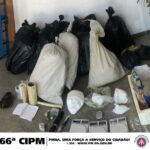 PM apreende mais de 300kg de drogas com foragido em Feira de Santana