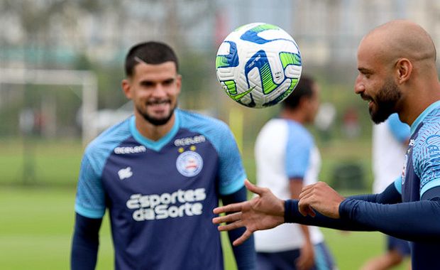 Veja como foi o último treino do Bahia e a provável escalação para a rodada