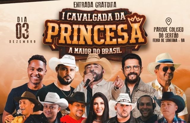 I Cavalgada Princesa do Sertão terá Adelmário Coelho entre as atrações; confira a programação