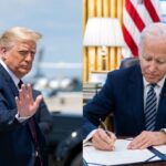Trump aparece à frente de Biden pela 1ª vez em pesquisa nacional