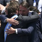 Assessoria de Milei desmente suposto impedimento de Bolsonaro em tentativa de foto com chefes de Estado