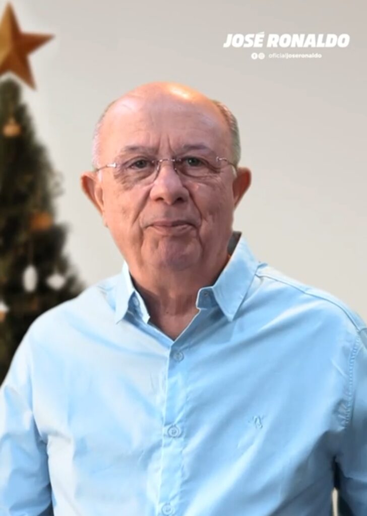 José Ronaldo publica vídeo de Feliz Natal para os feirenses