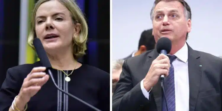 Gleisi ameaça Bolsonaro nas redes: “Sua hora vai chegar”