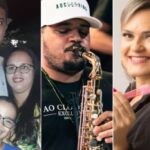 Três pessoas da mesma família, gestante e músico estão entre vítimas do acidente entre ônibus de turismo e caminhão