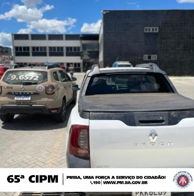 PM recupera três veículos e prende um receptador em flagrante em Feira de Santana