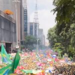 Vários quarteirões da Paulista já estão tomados por manifestantes