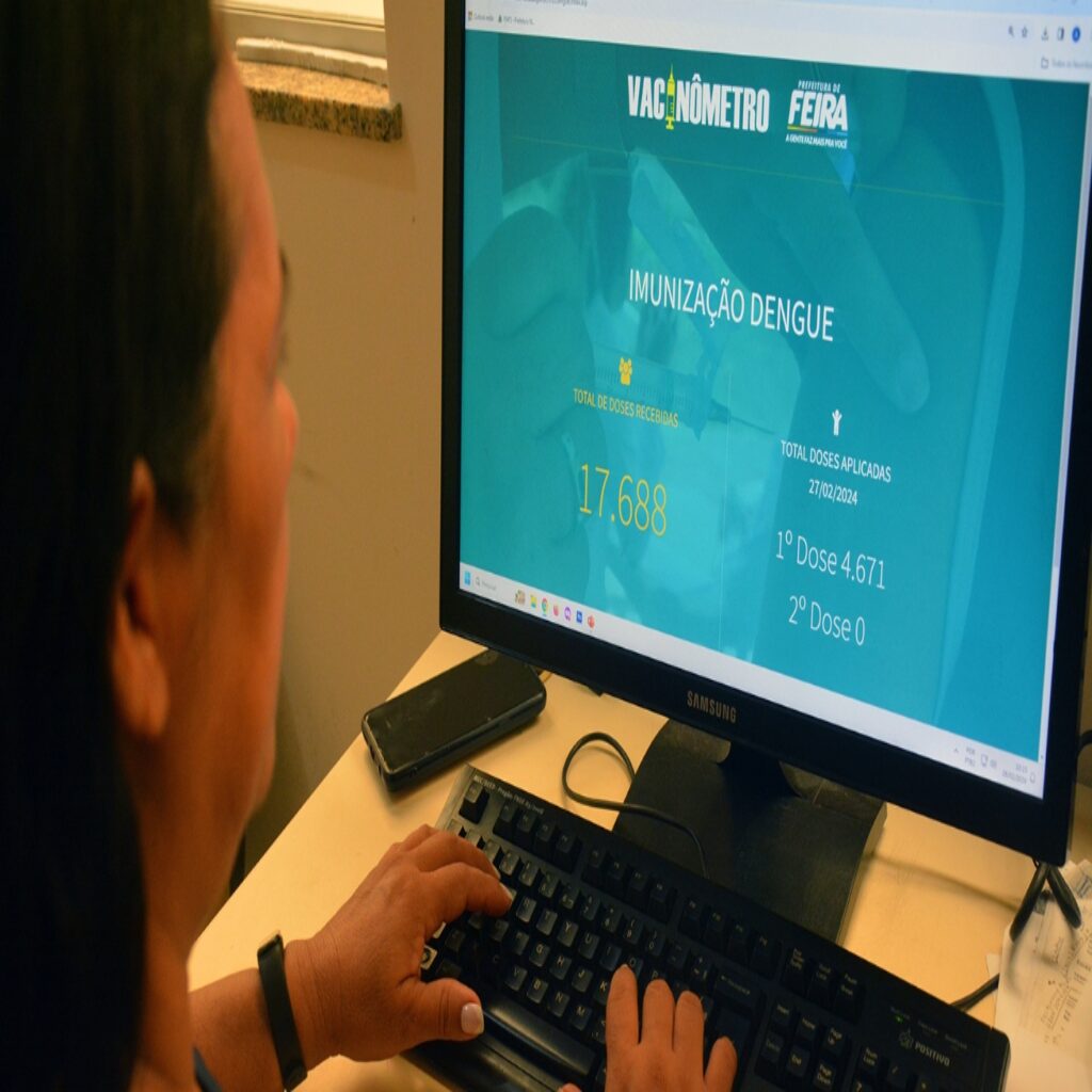 Prefeitura de Feira de Santana lança vacinômetro da dengue