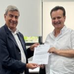 Prefeito Colbert Filho entrega pedido de cooperação técnica ao governo paulista