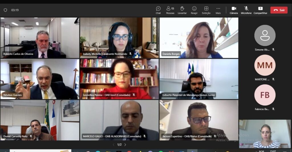 Reunião discute demandas da Justiça Federal da Bahia