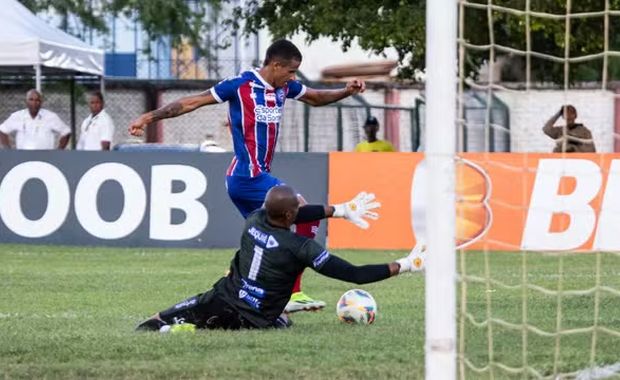Bahia marca gol no fim e vence o Jequié por 1 a 0 na ida da semifinal