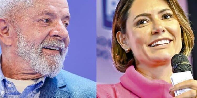 Fim da vantagem de Lula sobre Michelle Bolsonaro com empate técnico há 2 anos da eleição deixa militância desesperada; veja os números