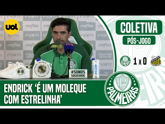 Abel elogia ‘estrelinha’ de Endrick e pede cuidado com elogios ‘impostores’