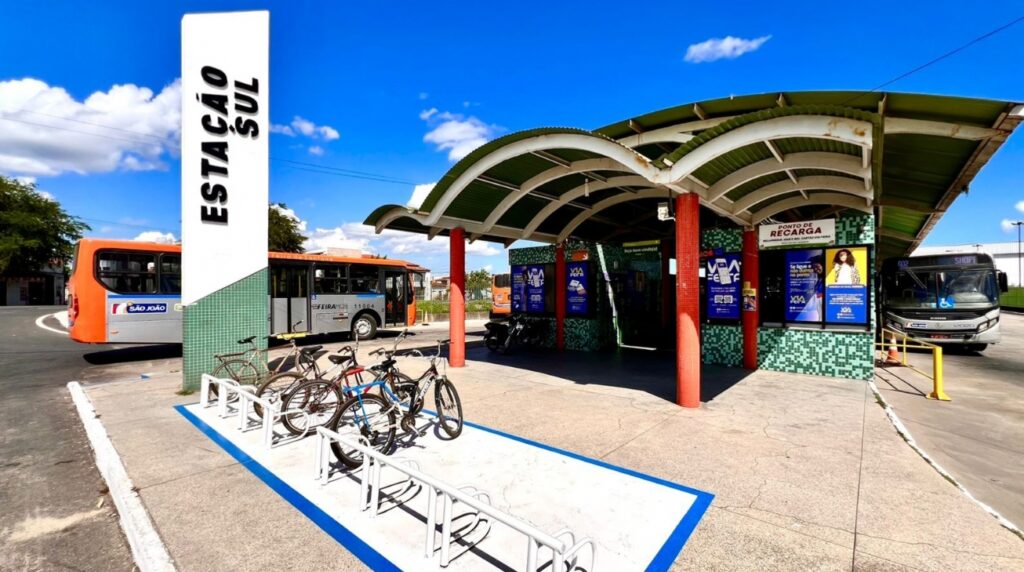 Terminal Sul ganha novo bicicletário