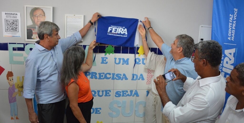 Com espaço 100% ampliado, Escola Antônio Carlos Pinto de Almeida foi inaugurada nesta sexta