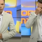 Jornalista da Record chora ao vivo após tentativa de assalto: ‘Atiram por maldade’; VEJA VÍDEO