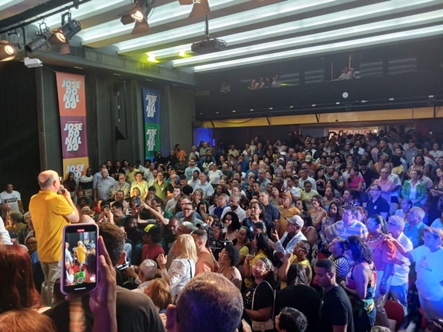 “Enquanto o outro candidato se cerca de influências externas, nossa campanha se constrói ao lado do público” alfineta José Ronaldo