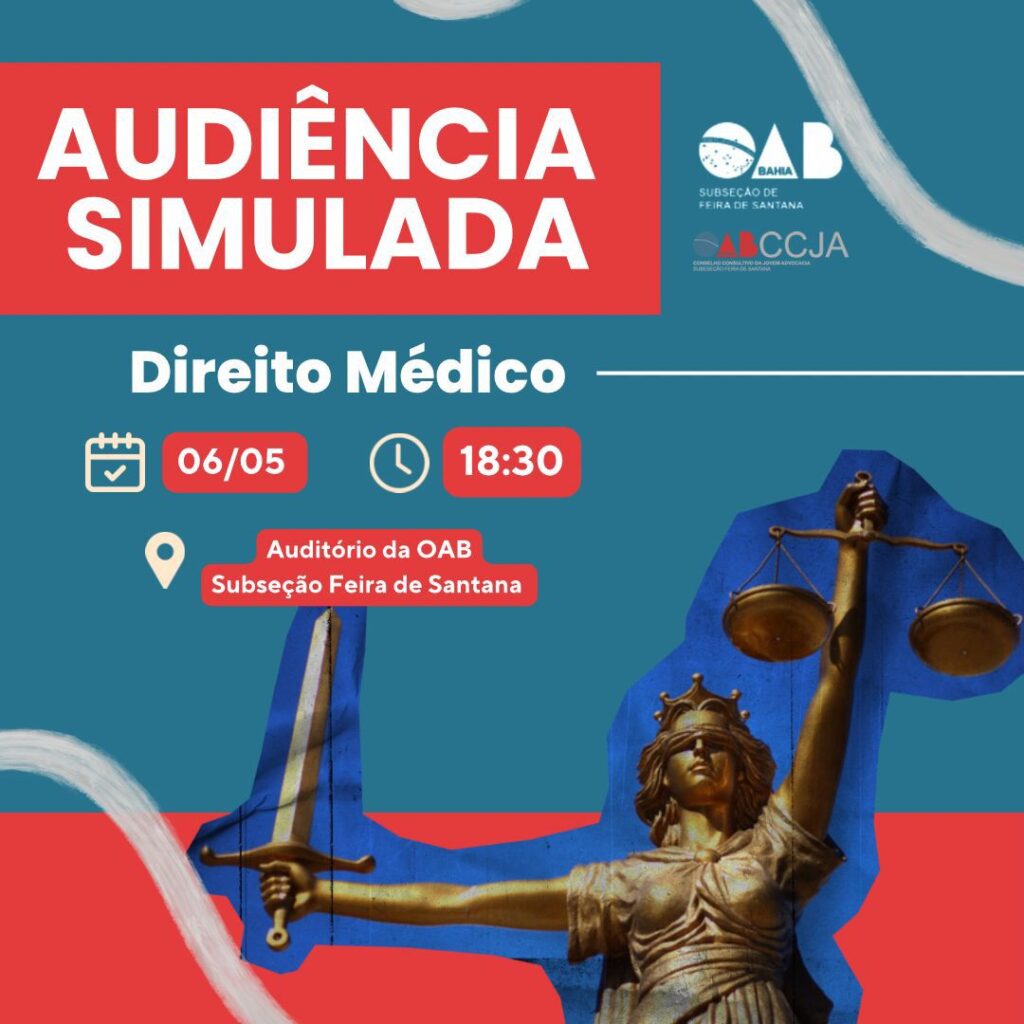 Jovem Advocacia: OAB Feira sedia mais uma edição das audiências simuladas