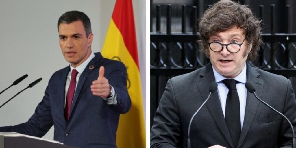 Milei rebate e quer desculpas da Espanha; países podem romper laços