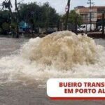 Chuva volta a provocar alagamentos em Porto Alegre; água sobe de bueiros e afeta novas regiões da cidade