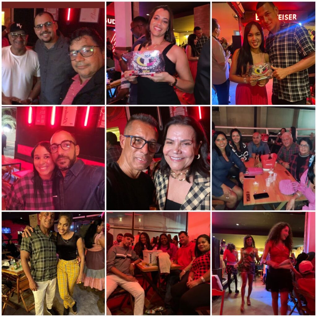 Clima de descontração marca o arrasta-pé da imprensa