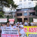 PROTESTO: Servidores da Saúde se revoltam contra o governo Lula