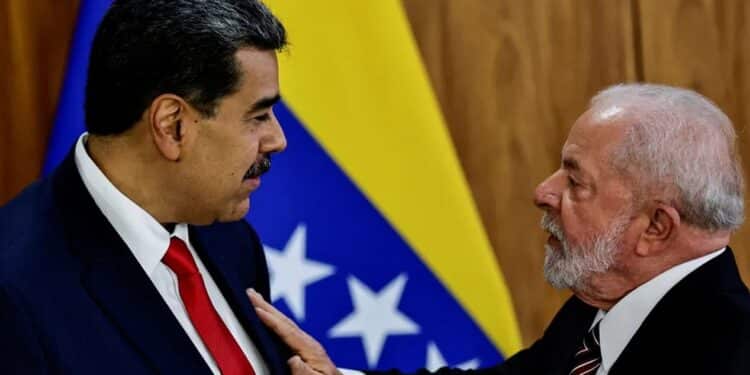 Desconfiança: Lula está sendo visto como aliado de Maduro pela União Europeia na questão das eleições venezuelanas
