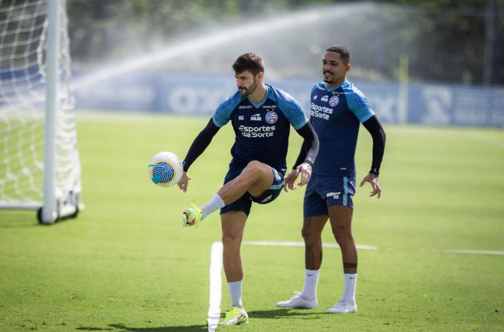 Bahia 2 dois treinos para enfrentar o São Paulo; adversário joga nesta quinta