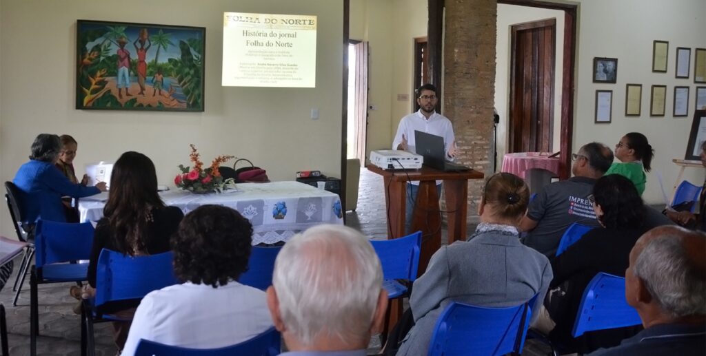 Centenário jornal Folha do Norte é tema de palestra no Casarão Olhos D`Água