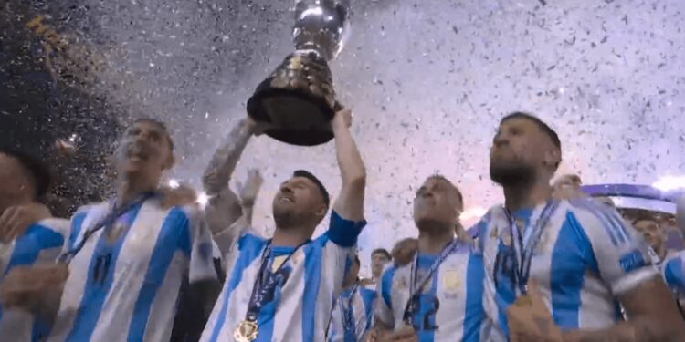 Argentina se consagra maior campeã da Copa América após vencer Colômbia