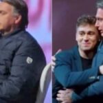 Bolsonaro chora de emoção com discurso de Nikolas Ferreira no CPAC; VEJA VÍDEO