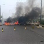 Moradores bloqueiam Avenida Noide Cerqueira e solicitam instalação de passarela