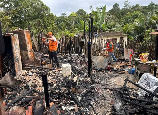 Pai, filho e enteado morrem em incêndio na Bahia