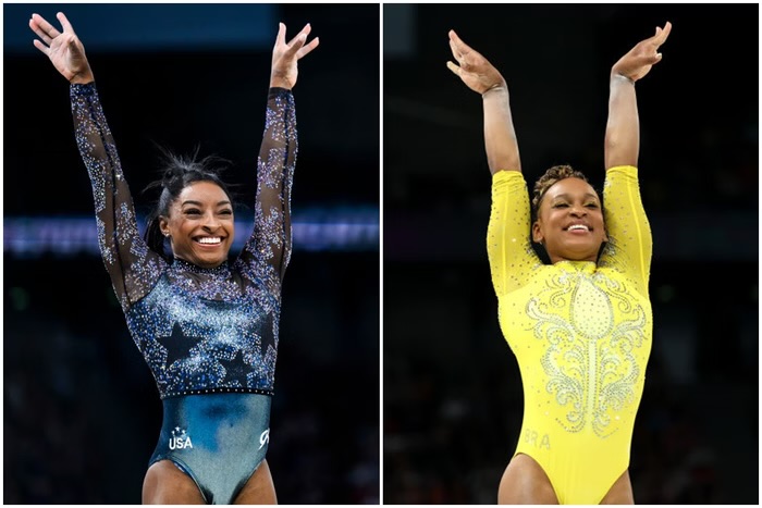 Veja a diferença salarial entre Rebeca Andrade e Simone Biles