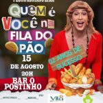 Noite de Comédia no Bar O Postinho com Espetáculo “QUEM É VOCÊ NA FILA DO PÃO”